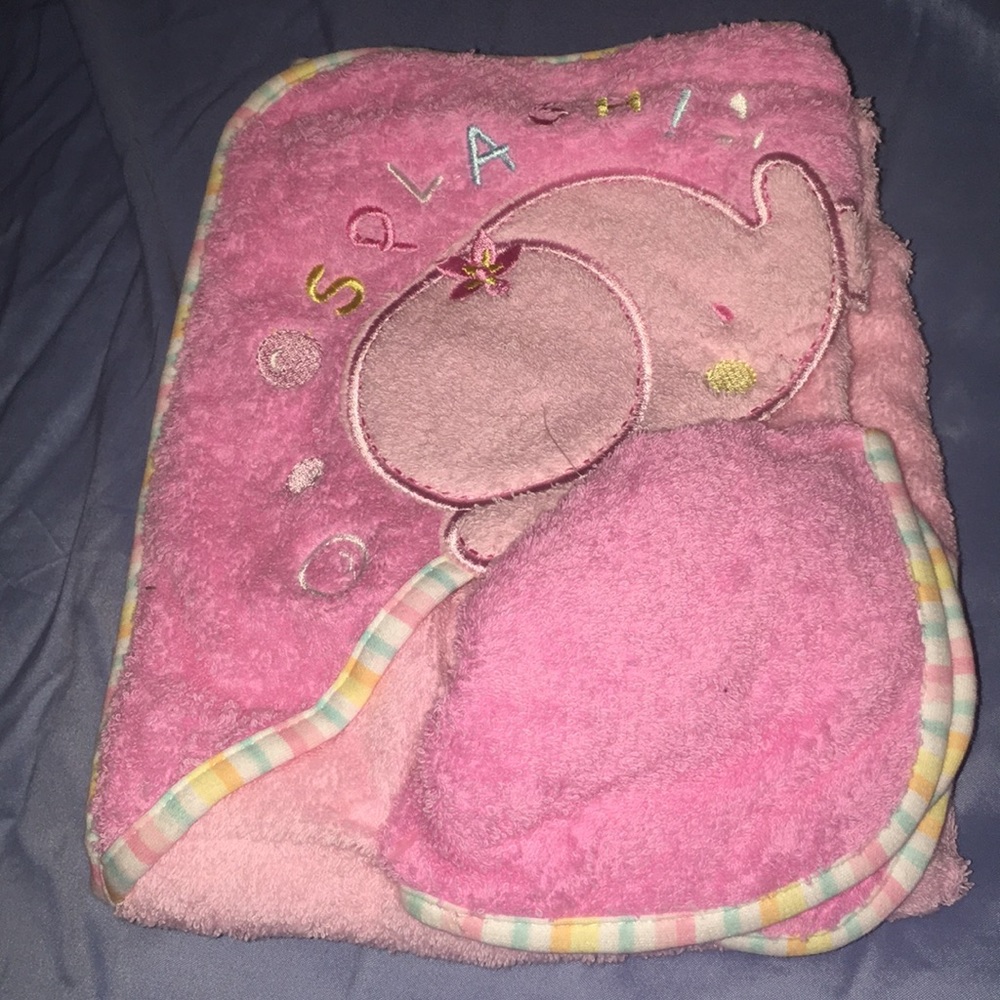 Hooded terry towel